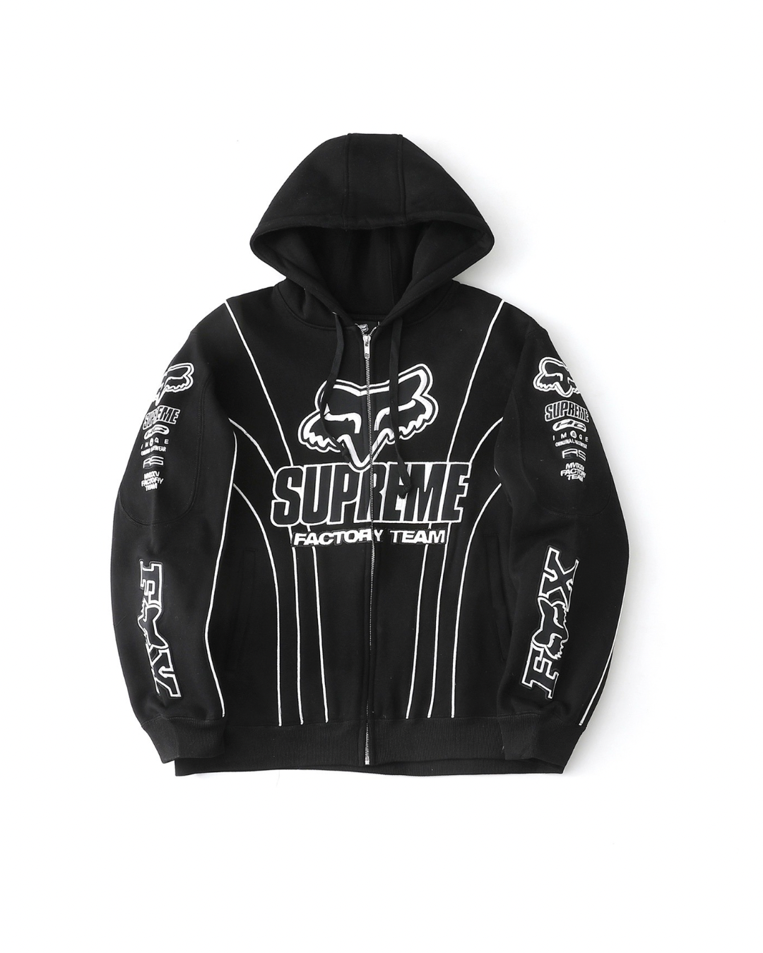 S*preme x F*x Racing Zip