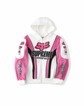S*preme x F*x Racing Zip