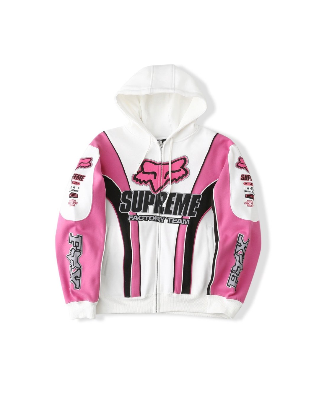 S*preme x F*x Racing Zip